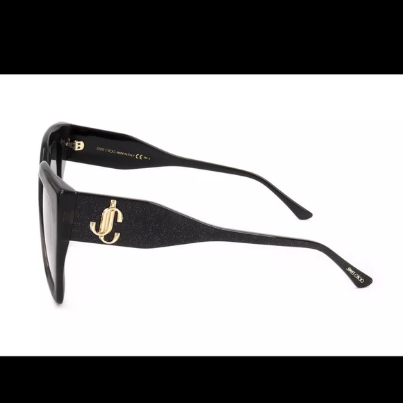 SOLD❤️✨JIMMY CHOOSE Eleni glittery sunglasses 🖤 - Picture 12 of 16